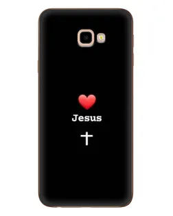Чохол для Samsung Galaxy J4 Plus (J4+, J415) з картинкою «Серце - Jesus»