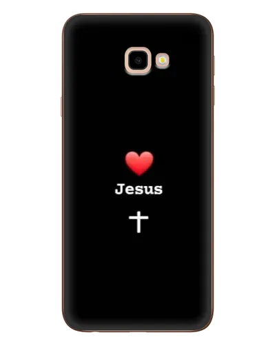 Чехол для Samsung Galaxy J4 Plus (J4+, J415) с картинкой «Сердце - Jesus»