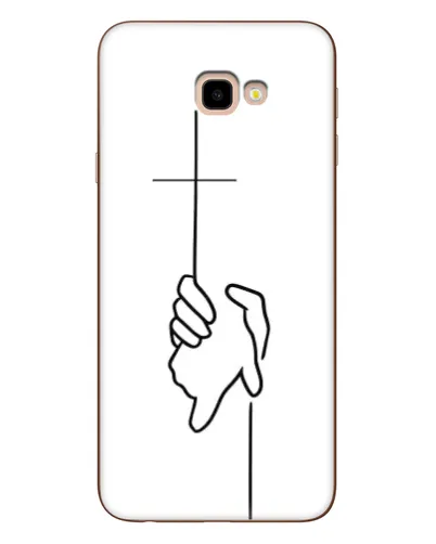 Чехол для Samsung Galaxy J4 Plus (J4+, J415) с картинкой «Рука держит»