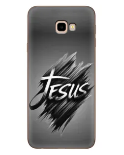 Чехол для Samsung Galaxy J4 Plus (J4+, J415) с картинкой «Надпись Jesus Graffiti»