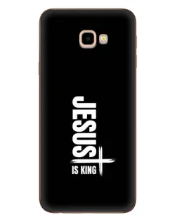 Чехол для Samsung Galaxy J4 Plus (J4+, J415) с картинкой «Вертикаль веры Jesus»