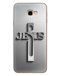 Чохол для Samsung Galaxy J4 Plus (J4+, J415) з картинкою «Металевий хрест Jesus»
