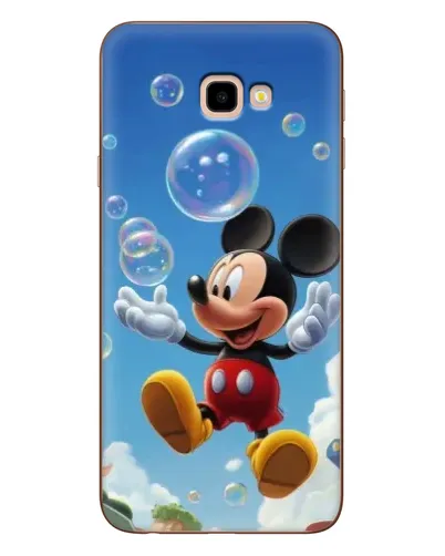 Чехол для Samsung Galaxy J4 Plus (J4+, J415) с картинкой «Mickey и мыльные пузыри»