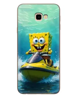 Чохол для Samsung Galaxy J4 Plus (J4+, J415) з картинкою «Спанч Боб на гідроциклі»