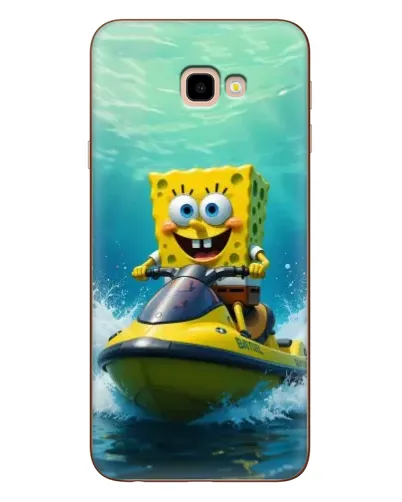 Чехол для Samsung Galaxy J4 Plus (J4+, J415) с картинкой «Спанч Боб на гидроцикле» Чехол для Samsung Galaxy J4 Plus (J4+, J415) с картинкой «Спанч Боб на гидроцикле»