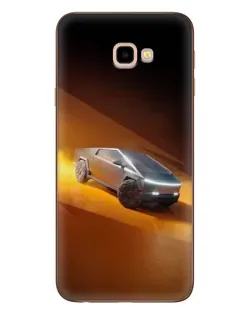 Чохол для Samsung Galaxy J4 Plus (J4+, J415) з картинкою «Cybertruck у пустелі»