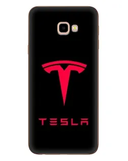 Чохол для Samsung Galaxy J4 Plus (J4+, J415) з картинкою «Tesla Red Logo»