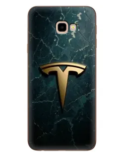 Чохол для Samsung Galaxy J4 Plus (J4+, J415) з картинкою «Мармурова Tesla Gold»