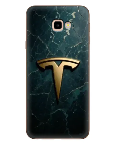 Чохол для Samsung Galaxy J4 Plus (J4+, J415) з картинкою «Мармурова Tesla Gold»