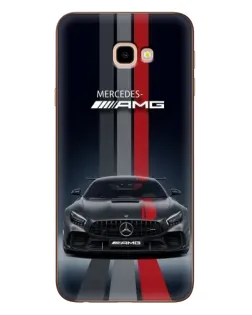 Чохол для Samsung Galaxy J4 Plus (J4+, J415) з картинкою «Mercedes — білий карбон»