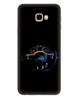 Чохол для Samsung Galaxy J4 Plus (J4+, J415) з картинкою «Салон Audi — кермо»