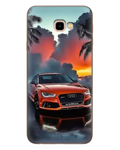 Чехол для Samsung Galaxy J4 Plus (J4+, J415) с картинкой «Audi — закат»