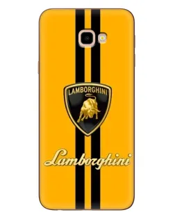 Чохол для Samsung Galaxy J4 Plus (J4+, J415) з картинкою «Lamborghini Stripe жовтий»