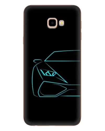 Чехол для Samsung Galaxy J4 Plus (J4+, J415) с картинкой «Голубой силуэт Lamborghini» Чехол для Samsung Galaxy J4 Plus (J4+, J415) с картинкой «Голубой силуэт Lamborghini»