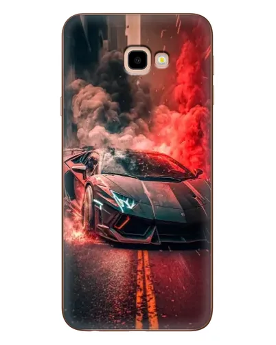 Чехол для Samsung Galaxy J4 Plus (J4+, J415) с картинкой «Lamborghini красный дым» Чехол для Samsung Galaxy J4 Plus (J4+, J415) с картинкой «Lamborghini красный дым»