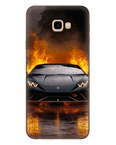 Чехол для Samsung Galaxy J4 Plus (J4+, J415) с картинкой «Lamborghini в огне» Чехол для Samsung Galaxy J4 Plus (J4+, J415) с картинкой «Lamborghini в огне»