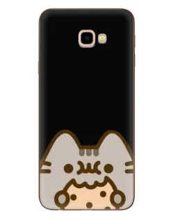 Чехол для Samsung Galaxy J4 Plus (J4+, J415) с картинкой «Пушин на черном»