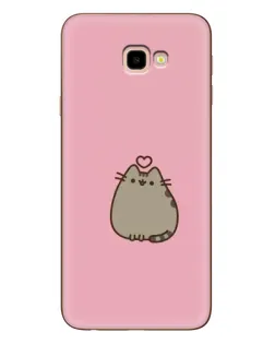 Чехол для Samsung Galaxy J4 Plus (J4+, J415) с картинкой «Pusheen сердце»
