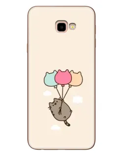 Чехол для Samsung Galaxy J4 Plus (J4+, J415) с картинкой «Пушин на шариках»