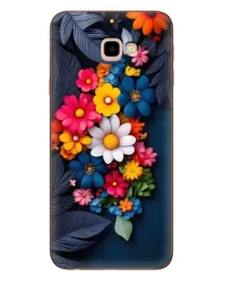 Чехол для Samsung Galaxy J4 Plus (J4+, J415) с картинкой «Цветочная феерия»