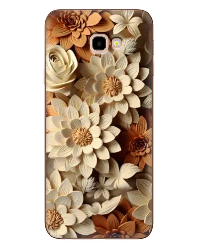 Чехол для Samsung Galaxy J4 Plus (J4+, J415) с картинкой «Бежевый флористический декор» Чехол для Samsung Galaxy J4 Plus (J4+, J415) с картинкой «Бежевый флористический декор»