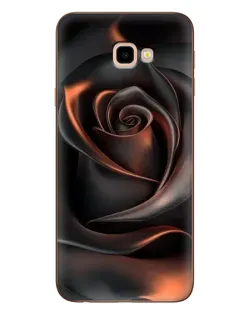 Чехол для Samsung Galaxy J4 Plus (J4+, J415) с картинкой «Шелковая черная роза»