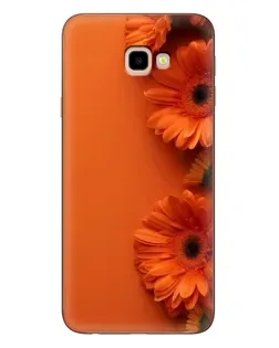 Чехол для Samsung Galaxy J4 Plus (J4+, J415) с картинкой «Оранжевые герберы»