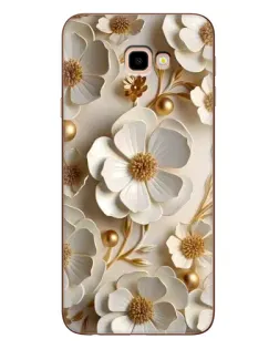 Чехол для Samsung Galaxy J4 Plus (J4+, J415) с картинкой «Белие бумажние  цвети»