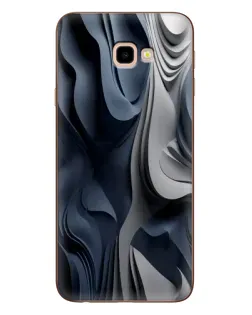Чохол для Samsung Galaxy J4 Plus (J4+, J415) з картинкою «Об'ємні сині складки»