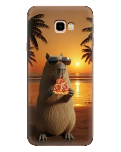 Чохол для Samsung Galaxy J4 Plus (J4+, J415) з картинкою «Капібара з піцою» Чохол для Samsung Galaxy J4 Plus (J4+, J415) з картинкою «Капібара з піцою»