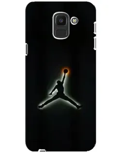 Чохол для Samsung Galaxy J6 2018 (J600F) з картинкою «Jordan Gradient Logo»