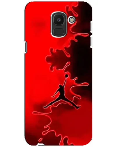 Чехол для Samsung Galaxy J6 2018 (J600F) с картинкой «Jordan Red Smoke»