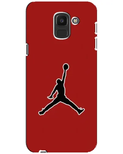 Чехол для Samsung Galaxy J6 2018 (J600F) с картинкой «Jordan Red Back»