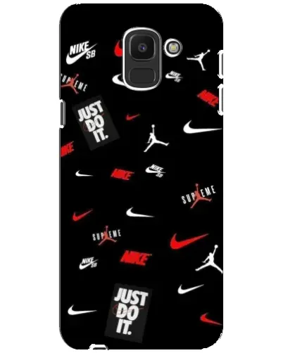 Чехол для Samsung Galaxy J6 2018 (J600F) с картинкой «Nike Mix Pattern»