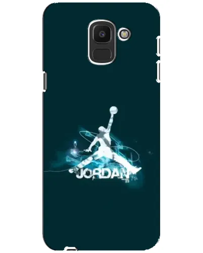 Чехол для Samsung Galaxy J6 2018 (J600F) с картинкой «Jordan Blue Fire»