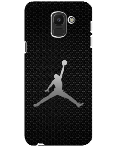 Чехол для Samsung Galaxy J6 2018 (J600F) с картинкой «Jordan Dark Carbon»