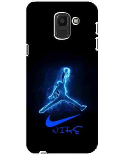 Чехол для Samsung Galaxy J6 2018 (J600F) с картинкой «Jordan Neon Blue»