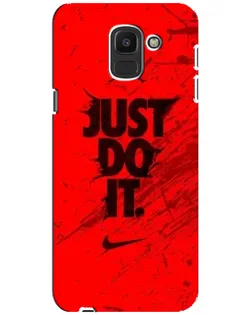 Чехол для Samsung Galaxy J6 2018 (J600F) с картинкой «Nike Just Do It»
