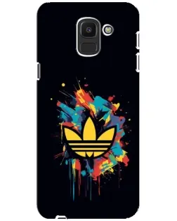 Чохол для Samsung Galaxy J6 2018 (J600F) з картинкою «Adidas Splash»