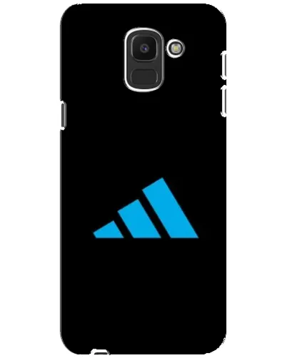 Чехол для Samsung Galaxy J6 2018 (J600F) с картинкой «Adidas Cyan Logo»