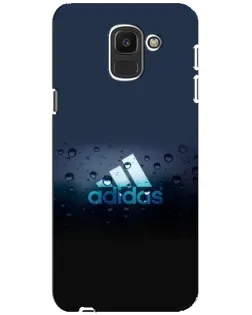 Чехол для Samsung Galaxy J6 2018 (J600F) с картинкой «Adidas Water Drops»