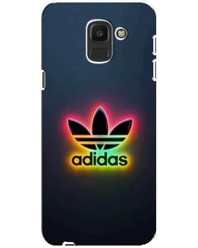 Чехол для Samsung Galaxy J6 2018 (J600F) с картинкой «Неоновый Adidas»