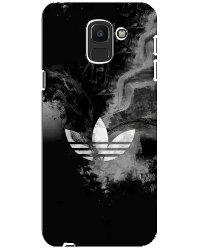 Чехол для Samsung Galaxy J6 2018 (J600F) с картинкой «Абстрактный дым Adidas»