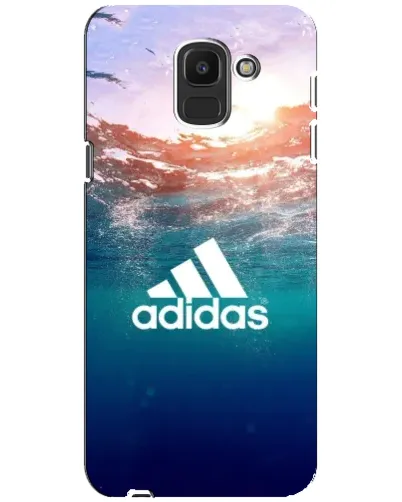 Чехол для Samsung Galaxy J6 2018 (J600F) с картинкой «Океанская глубина адидас»