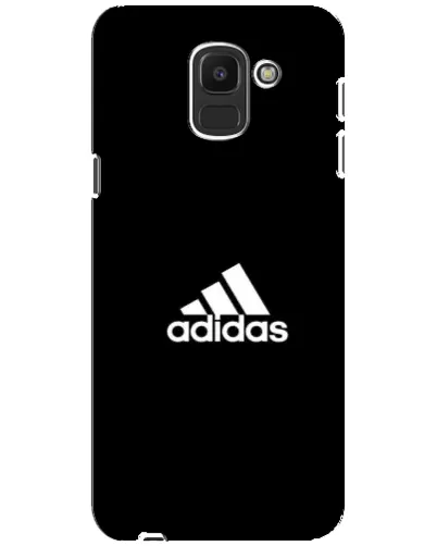 Чехол для Samsung Galaxy J6 2018 (J600F) с картинкой «Черная классика Adidas»