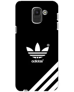 Чехол для Samsung Galaxy J6 2018 (J600F) с картинкой «Adidas с диагональными полосами»