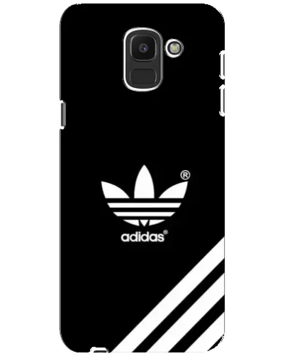 Чехол для Samsung Galaxy J6 2018 (J600F) с картинкой «Adidas с диагональными полосами»