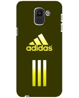 Чехол для Samsung Galaxy J6 2018 (J600F) с картинкой «Оливковый градиент Adidas»