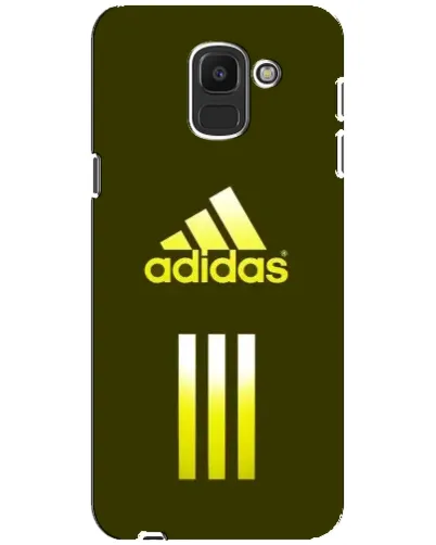 Чехол для Samsung Galaxy J6 2018 (J600F) с картинкой «Оливковый градиент Adidas»