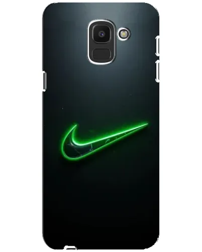 Чехол для Samsung Galaxy J6 2018 (J600F) с картинкой «Неоновый контур Nike»